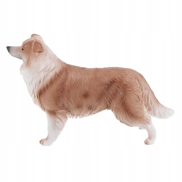 PLASTIC DOG FIGURINE FOR DESKS AND INTERIOR DECORATION