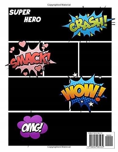SUPER HERO: Blank Comic Book/Create Your Own Comics With This Comic Book, Jo