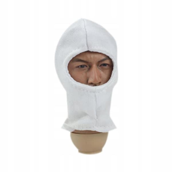 1:6 Face mask Props Pretend Play Action Figure Accessory Miniature white