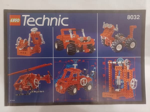 Lego Technic instruction booklet set (9 pieces)
