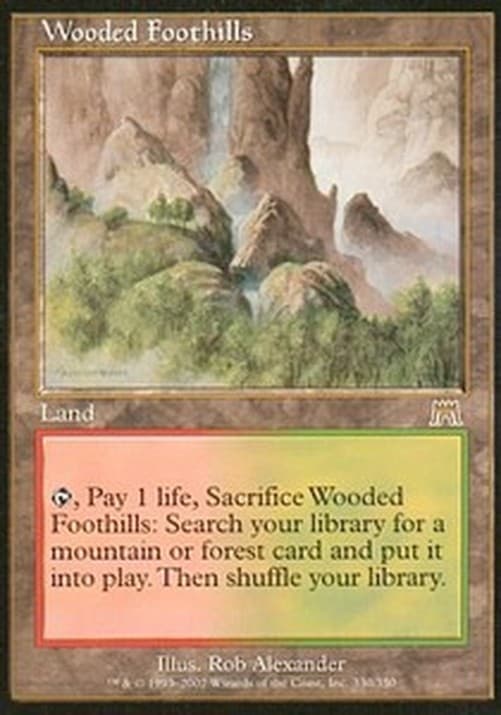 Magic: The Gathering Wooded Foothills