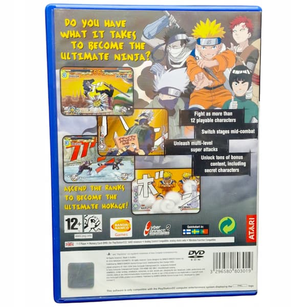 NARUTO ULTIMATE NINJA PS2 game – Sony PlayStation 2 (PS2) retro game
