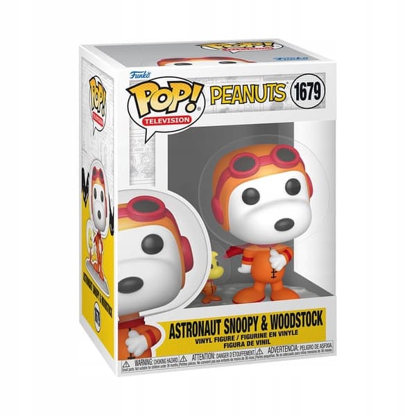 Peanuts POP! Animation Figure: Space Snoopy, 9 cm, Funko