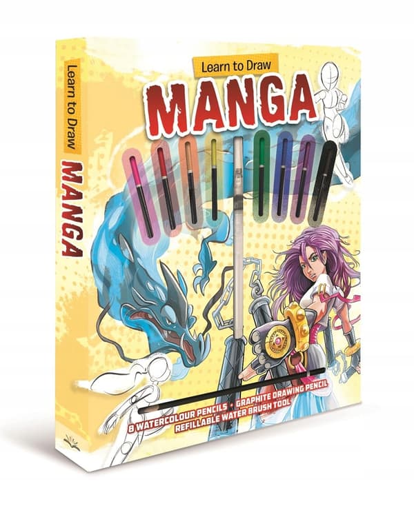 Igloo Books Ltd Manga (With a step-by-step guide and artist’s tools)