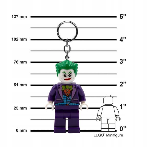 Lego DC Super Heroes Joker Keyring with Torch
