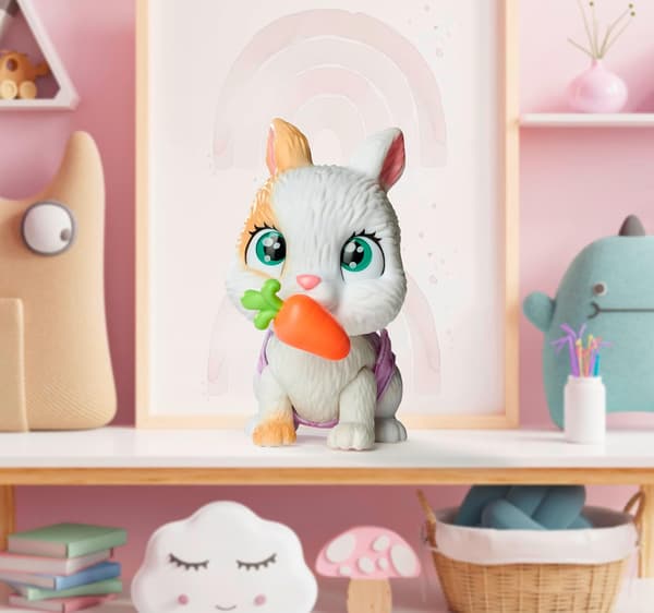 Simba RABBIT WITH DRINKING AND PEEING FUNCTIONS 15cm + DIAPER GANG ACCESSORIES