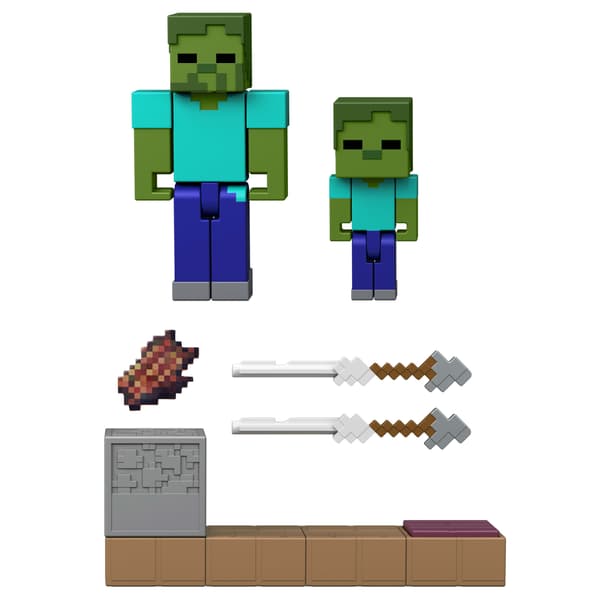 Minecraft Set with a trap and a figure