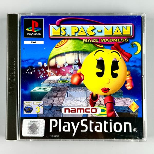 Ms. Pac-Man: Maze Madness | PS1 | PSX | COMPLETE SET | PLAYSTATION 1