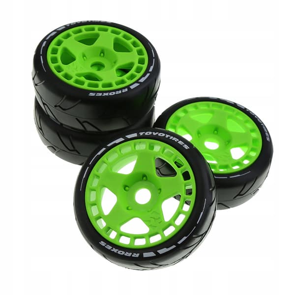 4 pieces 1/8 1/7 Resist Buggy, fluorescent green