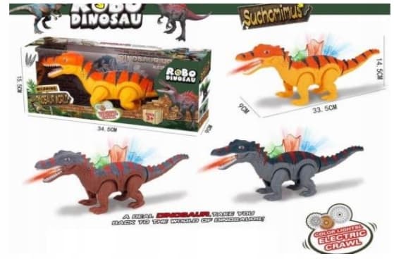 battery-powered robot dinosaur, 34 x 15 cm | 16721