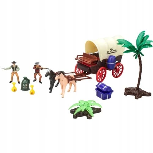 Cowboy set with figurines