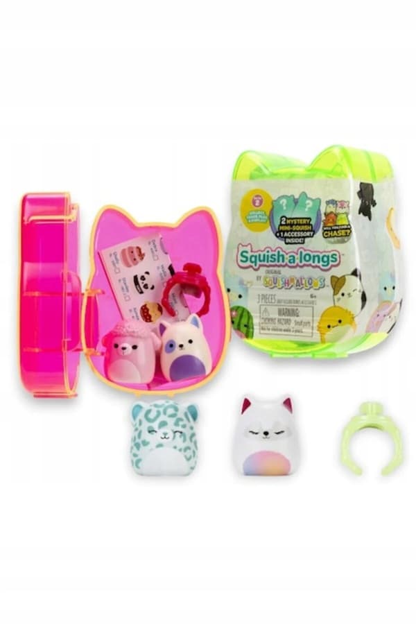SQUISH-A-LONGS – 2.5 cm, assorted, pack of 2