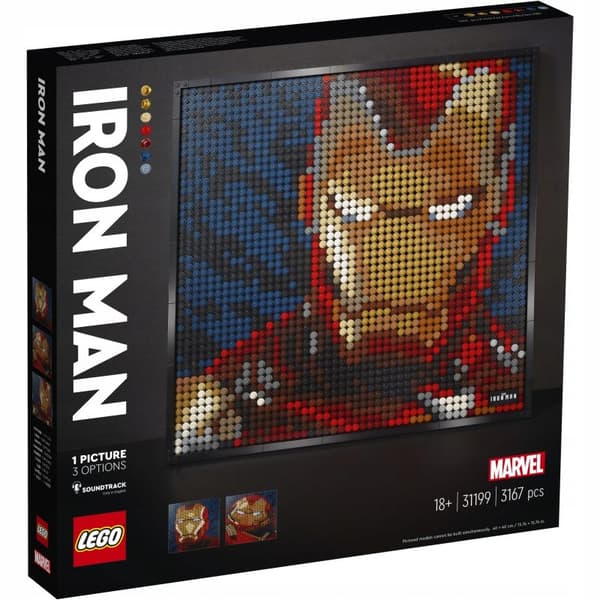 LEGO ART 31199 IRON MAN BY MARVEL
