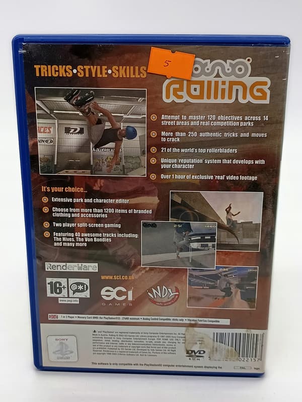 Rolling PS2 PlayStation 2 (PS2) – boxed