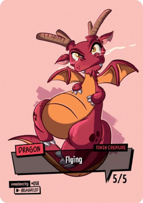 Magic: The Gathering Dragon Token