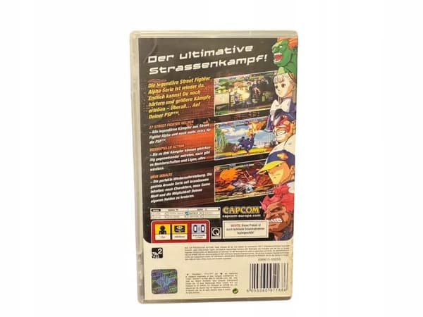 PSP GAME: STREETFIGHTER ALPHA MAX 3