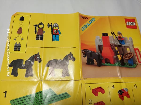 LEGO instructions for set 6040