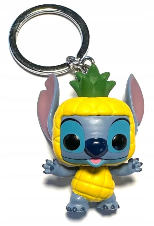 Funko Pop! DISNEY Lilo & Stitch Stitch Pineapple Keyring Figurine