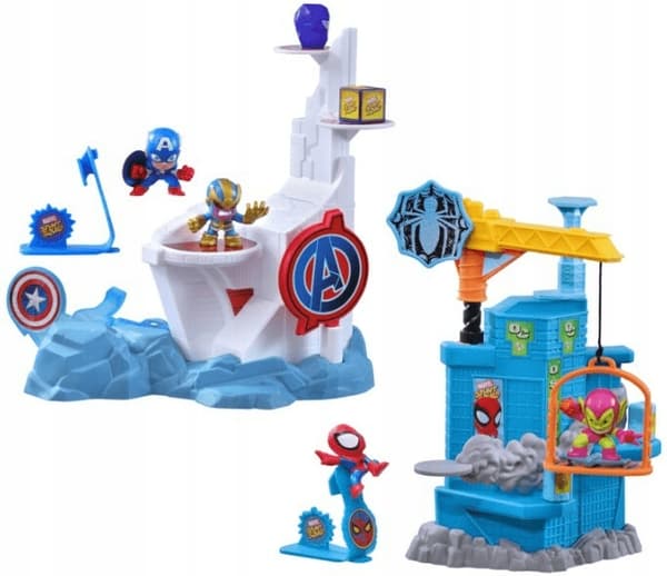 MARVEL AVENGERS ACROBATIC FIGURE AND PLAY SET BY HR AST