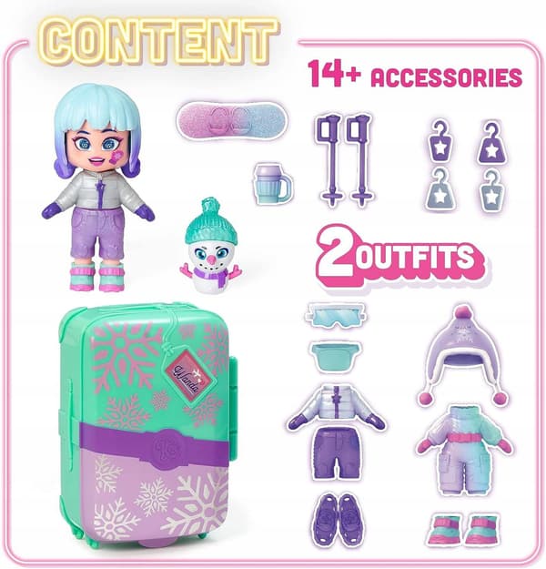 KookyLoos WANDY Suitcase: Figurine + Pet