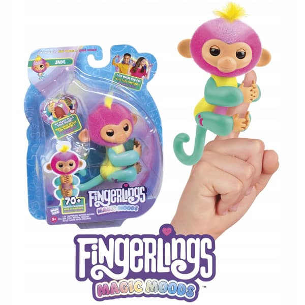 FINGERLINGS JADE MONKEY INTERACTIVE FINGER TOY FOR CHILDREN WITH SOUNDS
