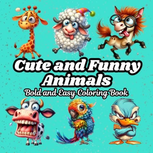 Cute Ducks: A Bold & Simple Colouring Book