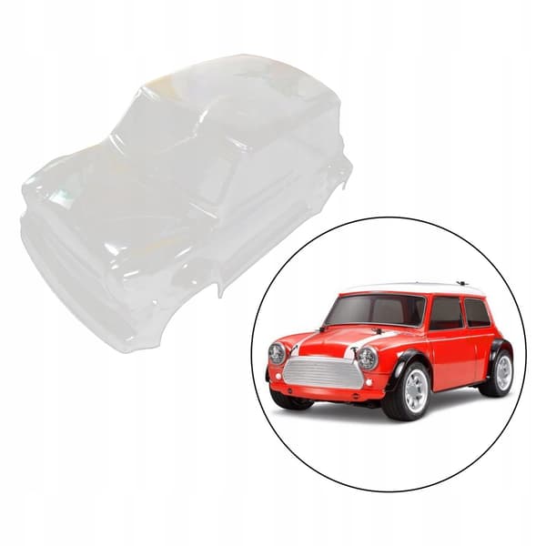 Body shell frame for a 1:10 scale RC car, for 1/10 RC Mini models