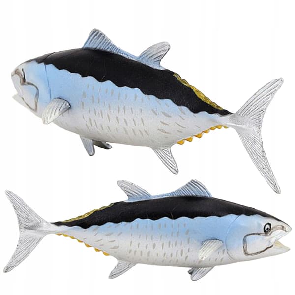 2 DECORATIVE SEA FISH FIGURINES – EDUCATIONAL AND STYLISH