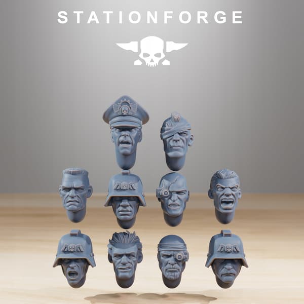 GrimGuard Combatants – Station Forge – 3D-utskrift
