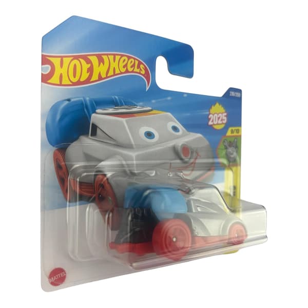 Hot Wheels Quick Chat Car, silver, 1:64 scale