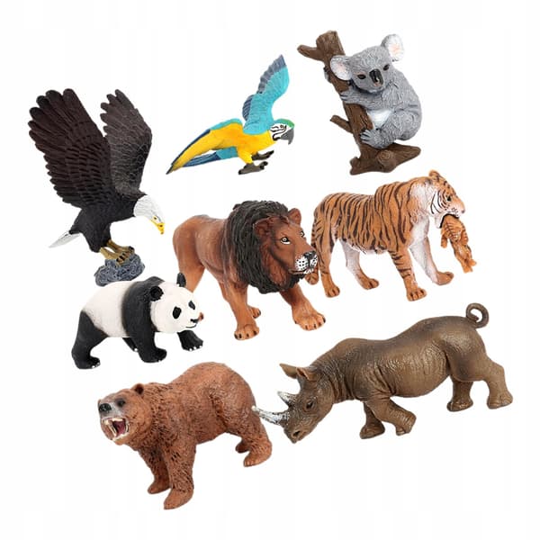 Animal model Figurine Play set Develops cognitive skills Desk decoration