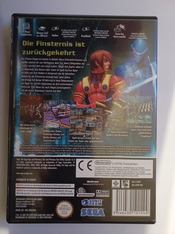Phantasy Star Online Episodes I & II, GameCube