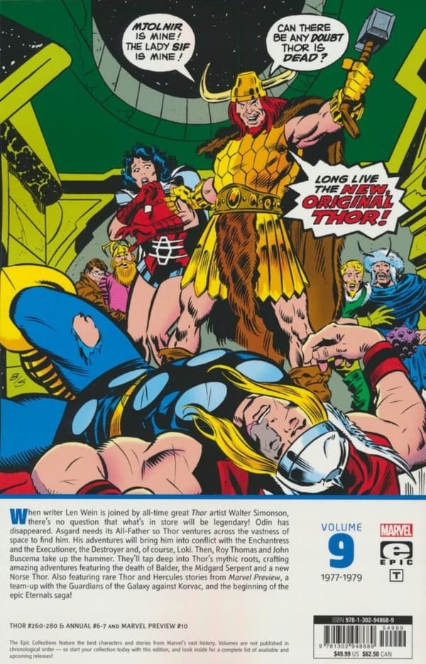 Thor Epic Collection: Even an Immortal Can Die