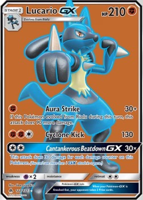 Pokemon Lucario GX