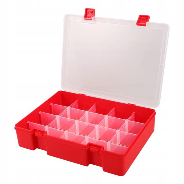 MULTI-COMPARTMENT STORAGE BOX FOR HANDHELD ITEMS AND EQUIPMENT WITH