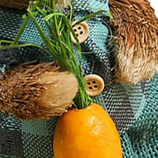Simulation: Straw Bunny – Art Deco Sculptures, Figurines, Handicrafts, Statues – Blue A