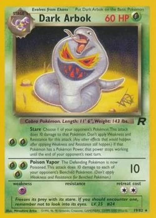 Pokemon Dark Arbok