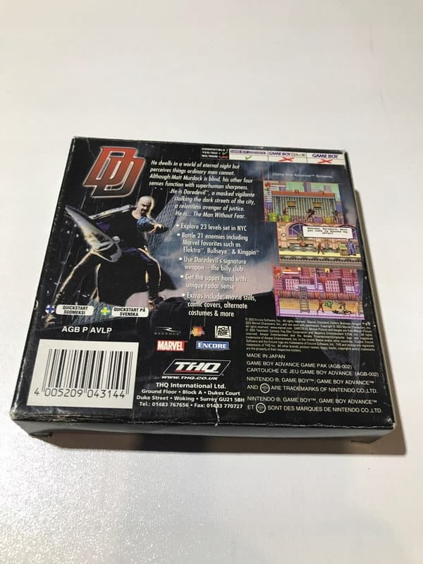 DAREDEVIL FOR GAME BOY ADVANCE