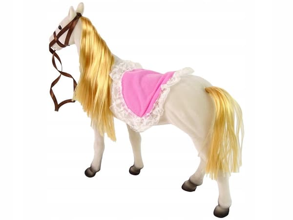 Princess Doll with a White Pony – Figurines and Accessories