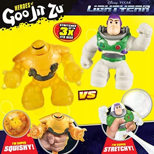 GOO JIT ZU Battle Figures: Buzz vs Cyclops – Stretch & Action!