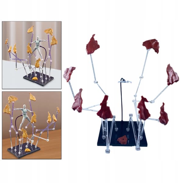 Action figure stand, display stand, lightweight, creative holder – Red doll model