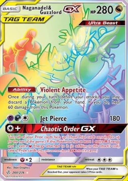 Pokemon Naganadel & Guzzlord GX