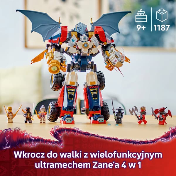 LEGO NINJAGO Zane’s Multifunctional Ultramech 71834