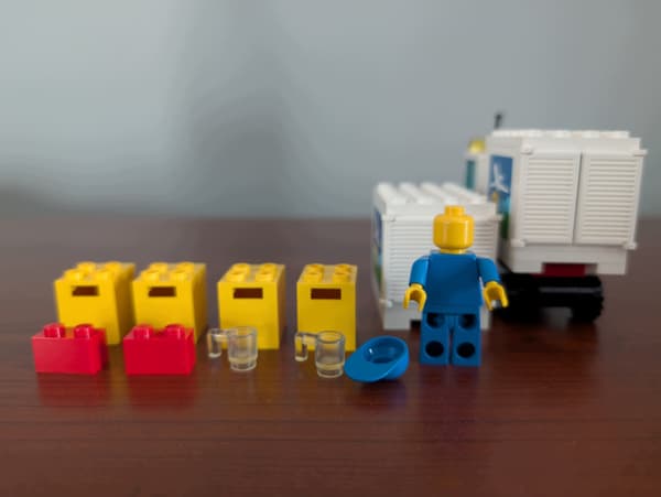 Lego 1772 Air Force Container Lorry