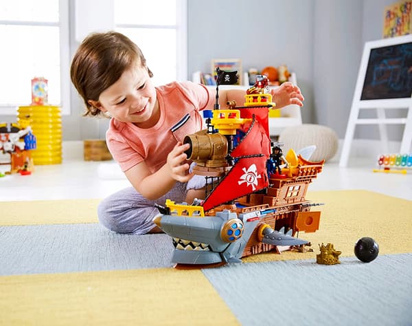 FISHER-PRICE Imaginext Shark Bite Pirate Ship Set