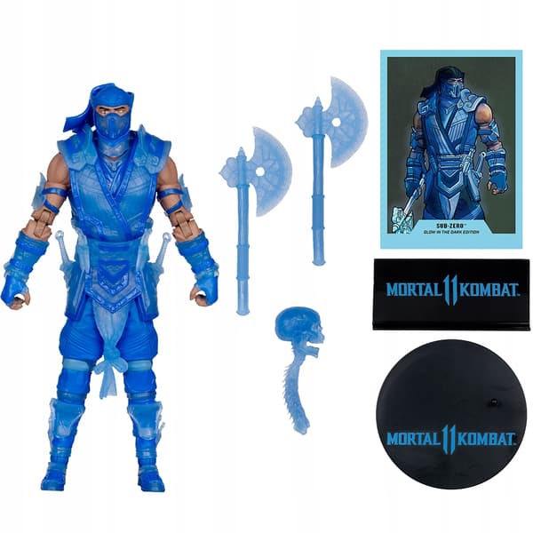 McFarlane Mortal Kombat 11 Action Figure – Sub-Zero (Gold Label) GID 18 cm