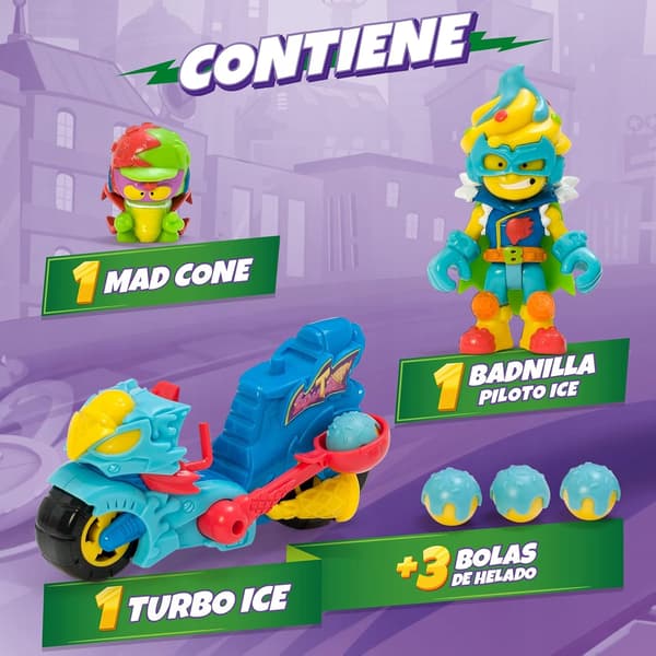 A MOTOR WITH A CATAPULT AND 2 EXCLUSIVE FIGURES FOR BATTLE PLAY