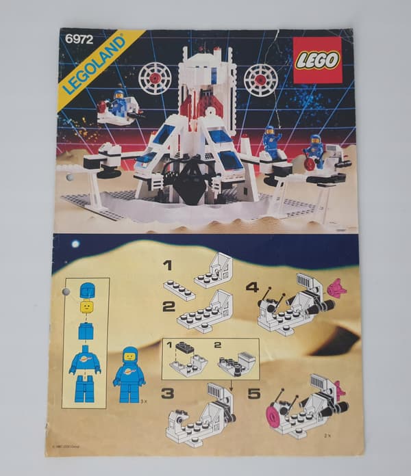 Lego Legoland Classic Space 6972 Polaris and Space Lab Instructions
