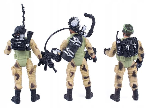 SOLDIER FIGURINES – MILITARY BASE – ARMY – COMMANDOS