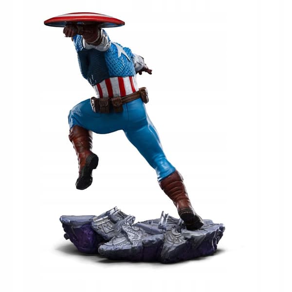 Marvel BDS Art Scale 1/10 Scale Captain America Statue, 22 cm